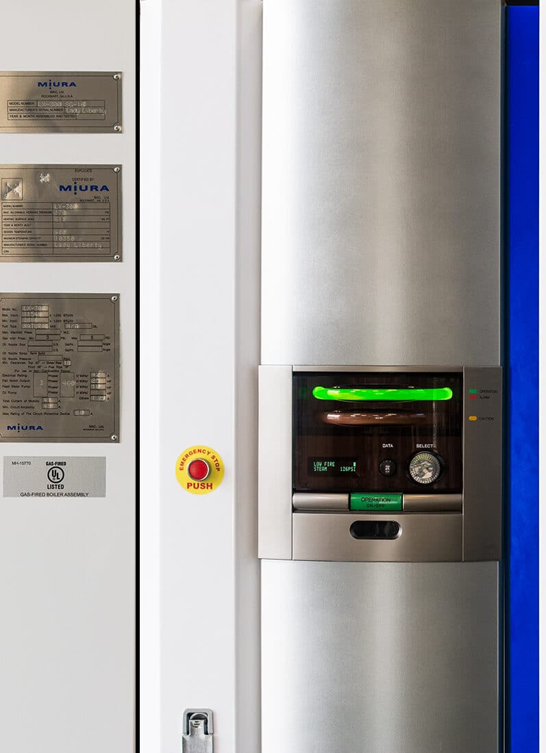 Easy one-button start up, coupled with user-friendly interface equals smooth operation.